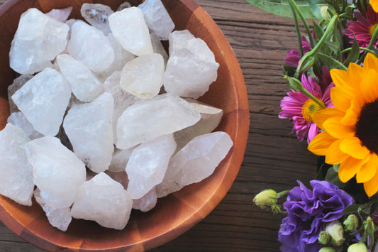 Cómo cargar y limpiar tus piedras naturales